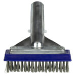 5" Aluminum-Back Algae Brush – Stainless Steel Bristles