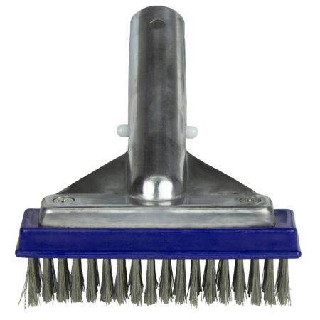 5" Aluminum-Back Algae Brush – Stainless Steel Bristles