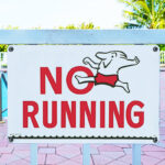 40312 | 18" x 12" No Running Sign - Lifestyle