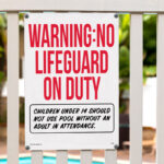 40323 | Warning: No Lifeguard on Duty Sign (Oregon Compliant) - Lifestyle