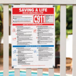 40366 | 18'' x 24'' Saving a Life Sign - Lifestyle