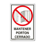 40387 | 12'' x 18'' Mantener Porton Cerrado