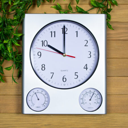 Clock, Thermometer & Hygrometer