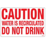 40357 | Do Not Drink SIGN