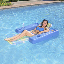 70733 | Caribbean Plaid Lounge - Lifestyle 1
