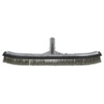 18" Aluminum-Back Algae Brush - Stainless Steel Bristles