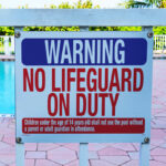 40325 | 18" x 24" Warning: No Lifeguard on Duty - Lifestyle