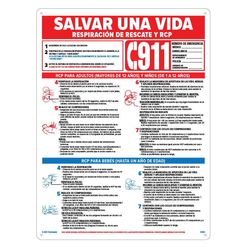 40380 | Como Salvar Una Vida Sign - Product