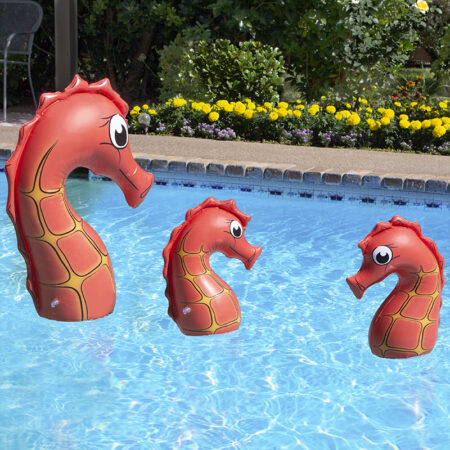 Seahorse Family Pool Décor - 3PK