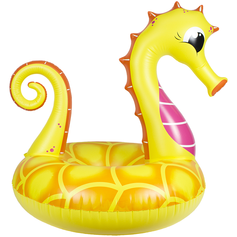 48″ Yellow Seahorse Tube